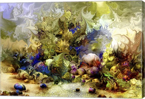 Framed Coral Reef 32 Print