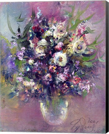 Framed Bouquet of Flowers 8 Print