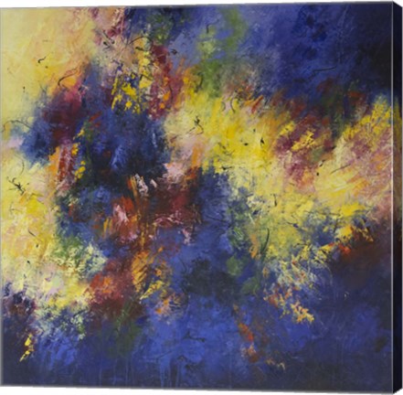 Framed Color Burst Print