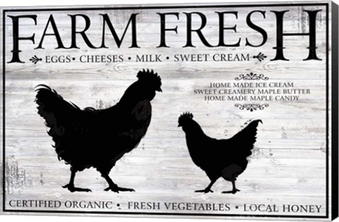 Framed Farm Fresh Print