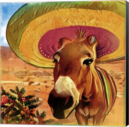Framed Fiesta Mule Print