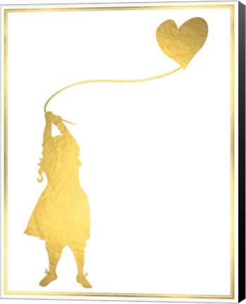 Framed Balloon Heart Print