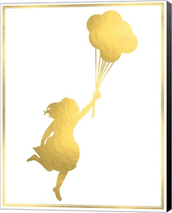 Framed Balloon Run Print