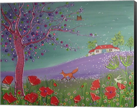 Framed Lilac Summer Print