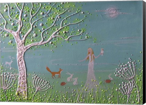 Framed Misty Morning Magic Print