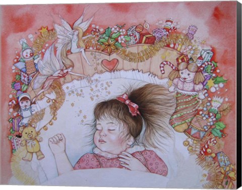 Framed Rachael's Christmas Dream Print