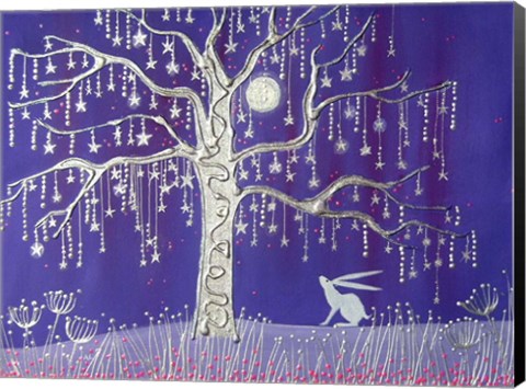 Framed Tree Of Stars Print