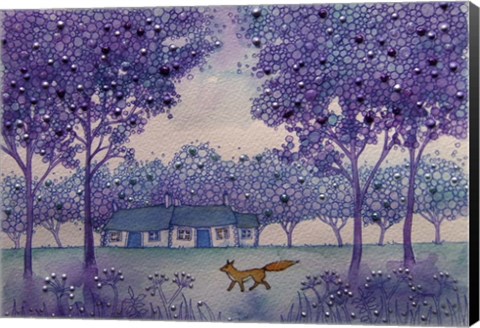 Framed Wandering Fox Print