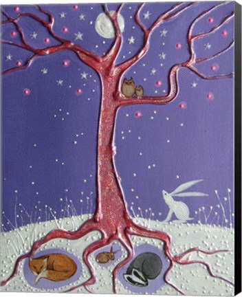 Framed Sleeping Beneath The Snow Print