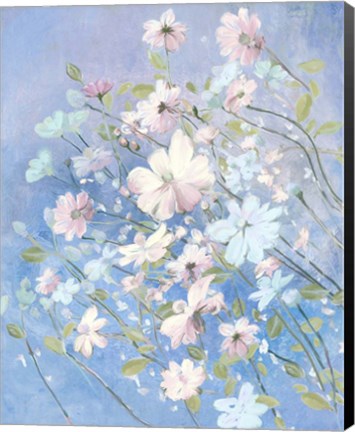 Framed Spring Morning in Blue Print