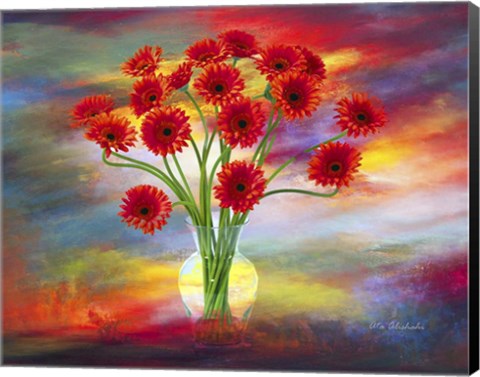 Framed Flowers Print