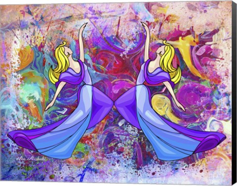 Framed Lady Dance Print