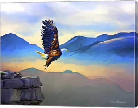 Framed Fly Higher Print