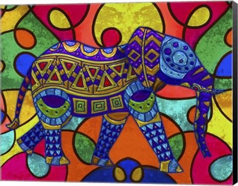 Framed Elephant Print