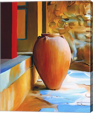 Framed Rustic Vase Print