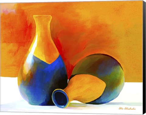 Framed Two Vases Print