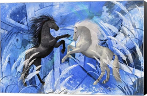 Framed Black And White Print