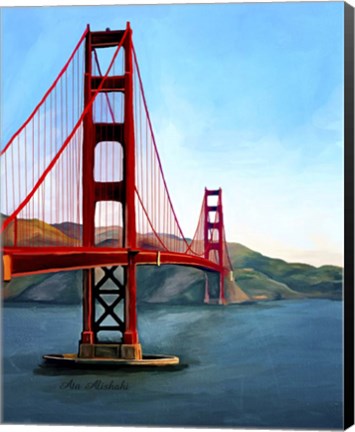 Framed Golden Gate Bridge Print