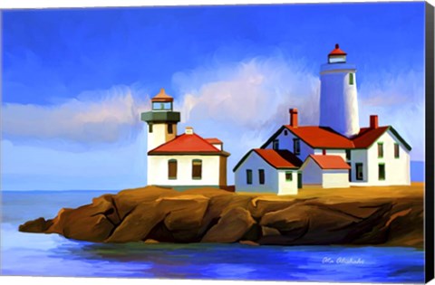 Framed Light House Print