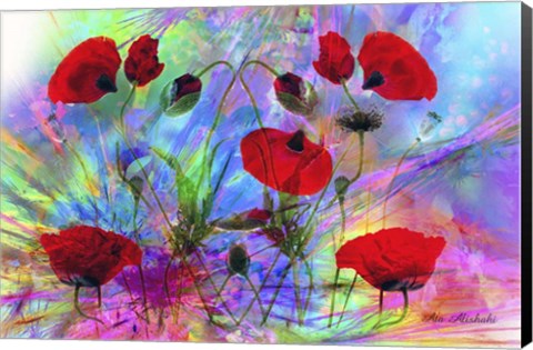 Framed Color Explosyion 2 Print