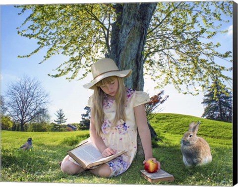 Framed Don&#39;t Eat My Apple Print