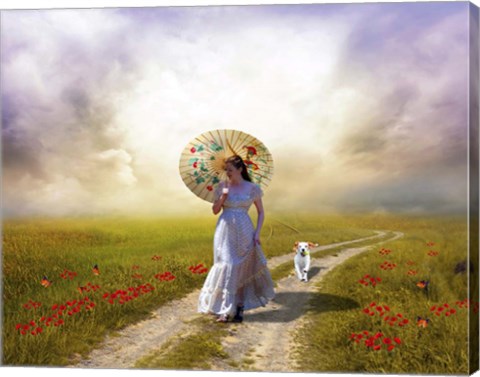 Framed Long Walk Print