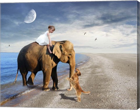 Framed Come Up Print