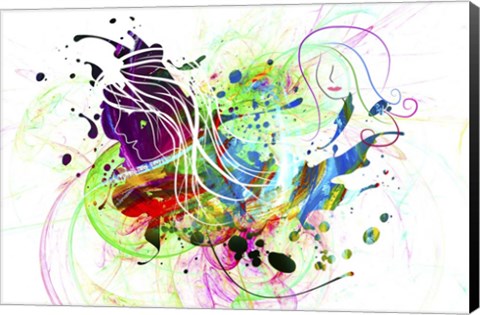 Framed Explosion 2 Print