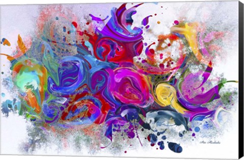 Framed Explosion 5 Print