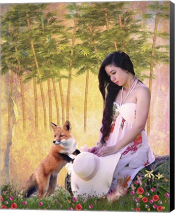 Framed She Loves Nature Print