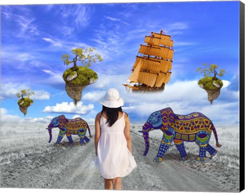 Framed Wonder World Print