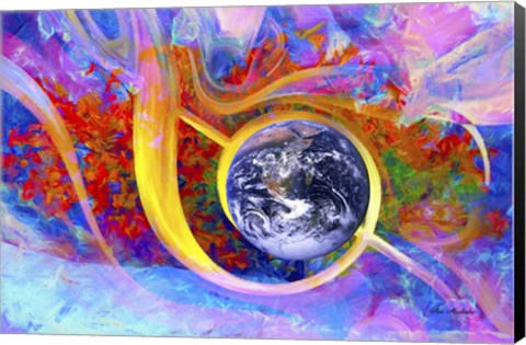 Framed Earth Print