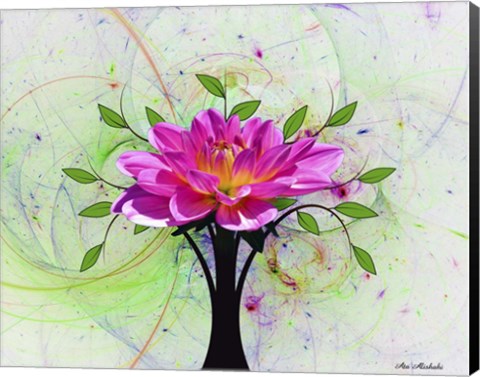 Framed Flower Tree Print