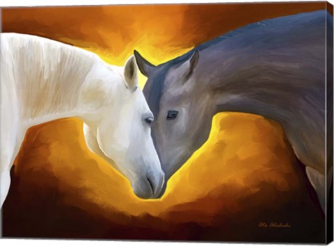 Framed Animal Love Print