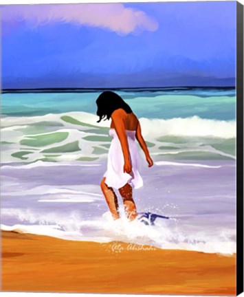 Framed Beach Day Print