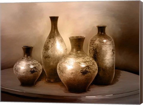 Framed Beautiful Vases Print