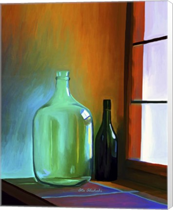 Framed Big Bottle Print