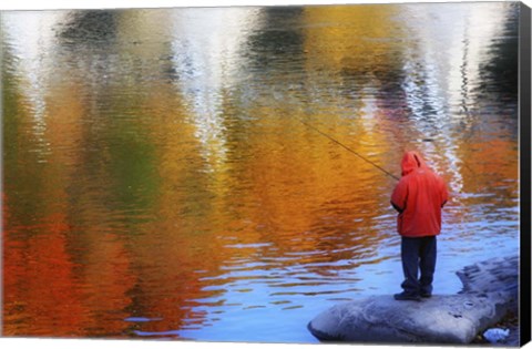 Framed Fishing Print