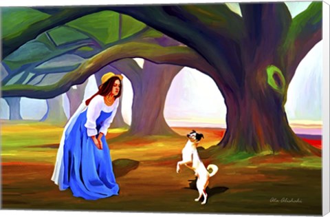 Framed Let&#39;s play Print