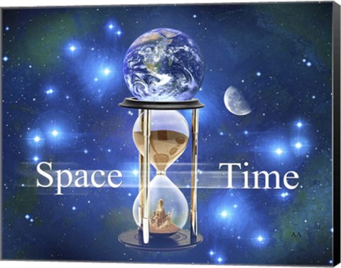 Framed Space time Print