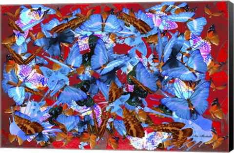 Framed Floral Design D Print