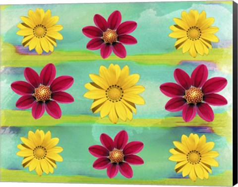 Framed Floral Design G Print