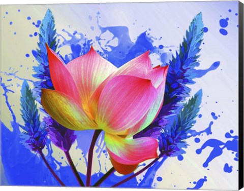 Framed Floral Design M Print