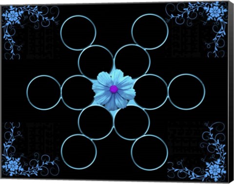 Framed Nature Geometry 1 Print