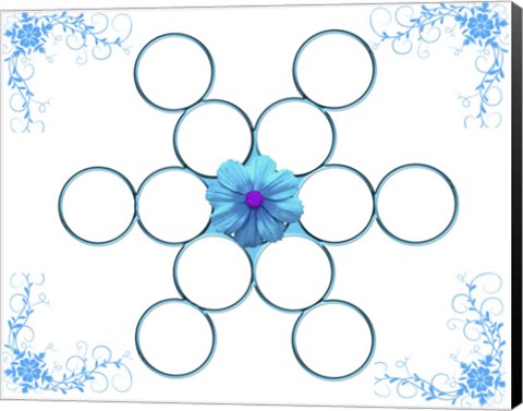 Framed Nature Geometry 2 Print