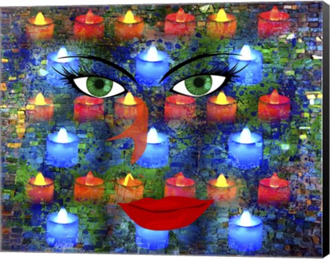 Framed Candle Eyes Print