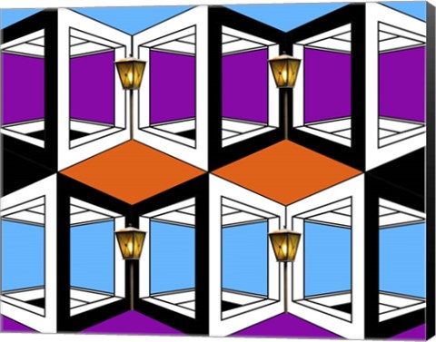 Framed Geometry 332 Print