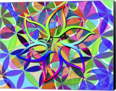 Framed Geometry 2225 Print