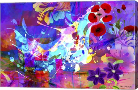 Framed Color Explosion 8 Print