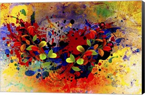 Framed Color Explosion 14 Print